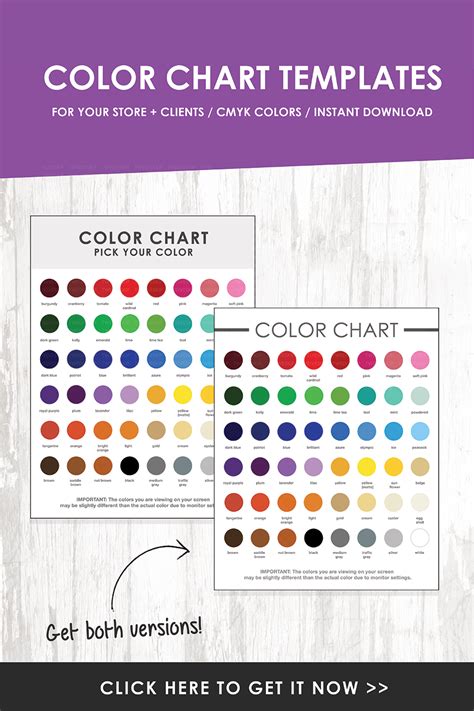 Download Color Chart Samples Template Color Chart Templates Blog