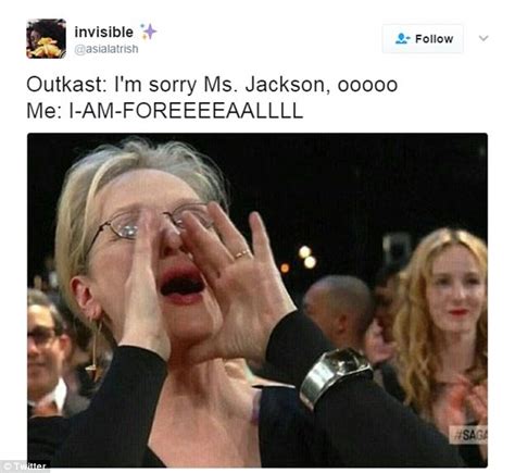 Image Of Meryl Streep Cheering Is Turned Into A Meme Daily Mail Online