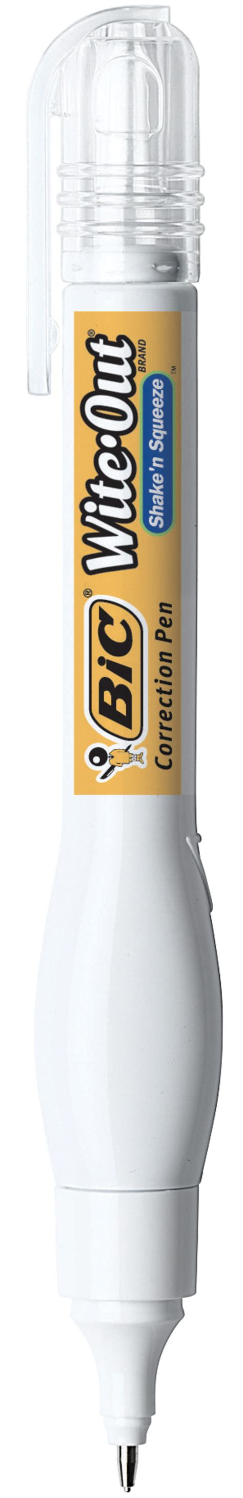 Bic Wite Out Shake N Squeeze Correction Pen 8 Ml White