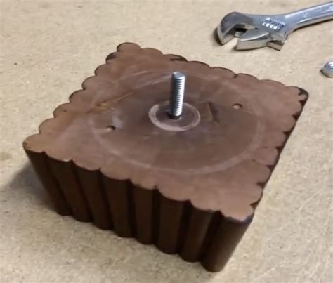 Wood ash sofa table leg (actual: How to install a hanger bolt in a furniture leg before ...