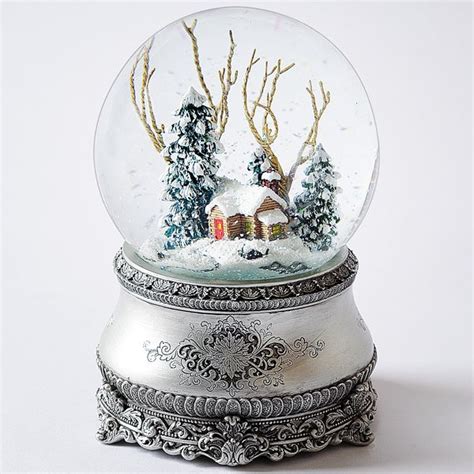 Musical Winter Scene Glitterdome Christmas Snow Globes Snow Globes