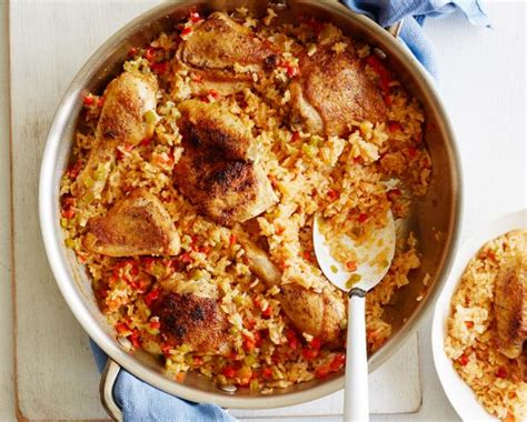 This is puerto rico's national dish along with roasted pork. Arroz con Pollo Recipe | Melissa d'Arabian | Food Network