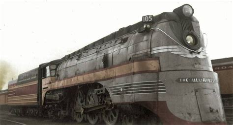 Color Edited Photo Of Milwaukee Road F7 Hiawatha 105 Milwaukee Road Train Depot Steam