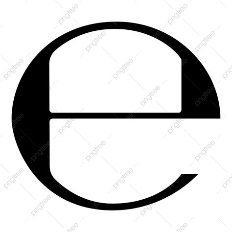 Estimated Sign E Mark Symbol E Icon Black Color Vector Illustration