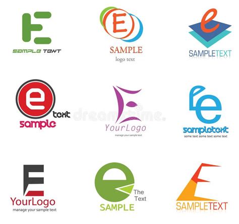 Letter E Logo Alphabetical Logo Design Concepts Letter E Aff