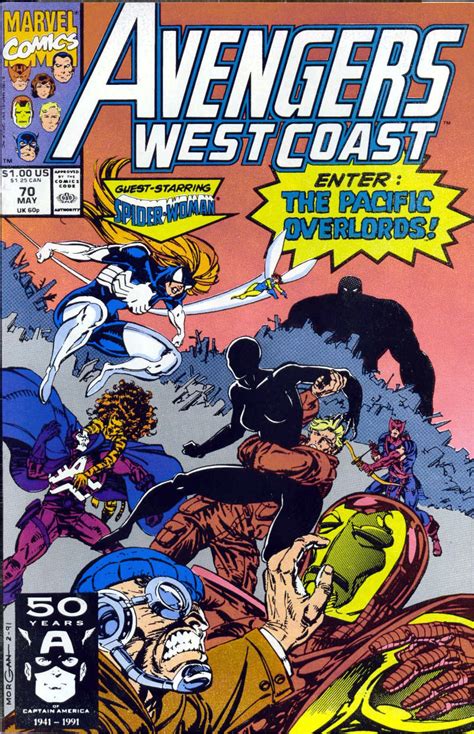 Read Online Avengers West Coast 1989 Comic Issue 70