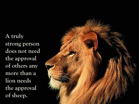 Strong Lion Quotes Quotesgram