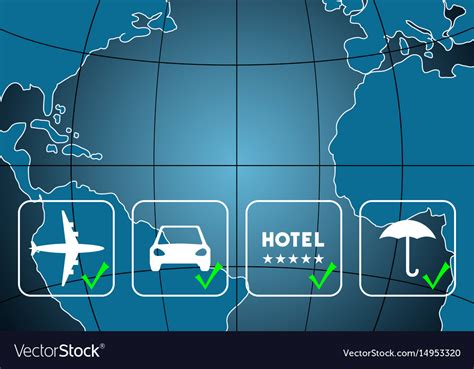 Travel Agency Background Royalty Free Vector Image