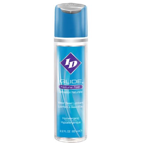 Id Glide Natural Feel Water Based H2o Lubricant Personal Sex Lube