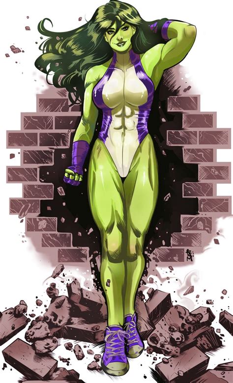 She Hulk 2 Color By RamArtwork On DeviantArt Hulk Marvel Shehulk