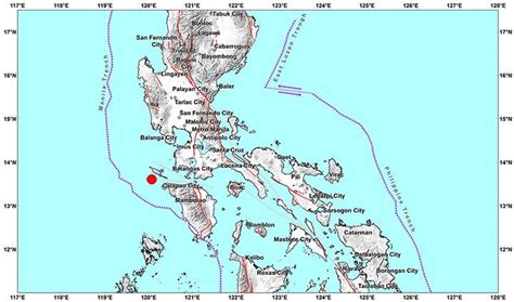 .earthquake struck the philippines, leaving buildings damaged and 5 dead north of manila. Earthquake Hits Occidental Mindoro, Also Felt in Parts of ...