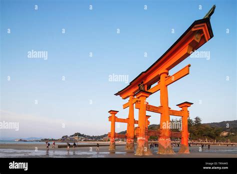 Asia Japan Honshu Hiroshima Prefecture Miyajima Island Floating