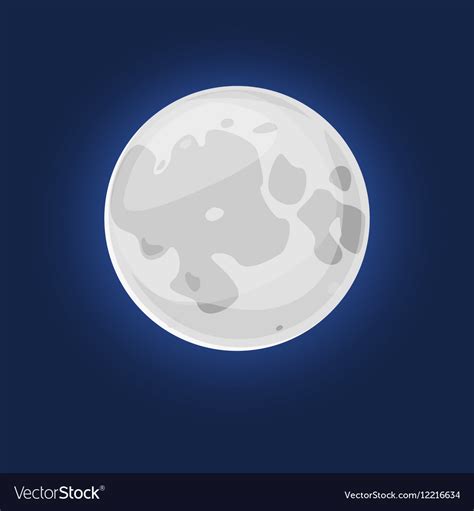 Moon Royalty Free Vector Image Vectorstock