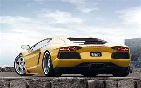 Cars Italian Supercars Lamborghini Aventador Yellow Cars Wallpaper