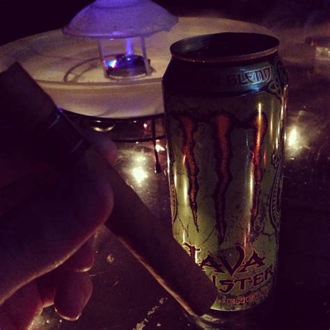 (also, does anyone else get kinda nauseous after drinking coffee? Another Java cigar , coffee infused paired with Monsters ...