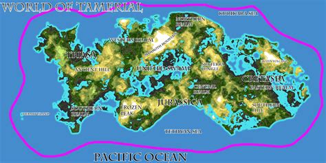Tamerial Map By Ravenzero One On Deviantart
