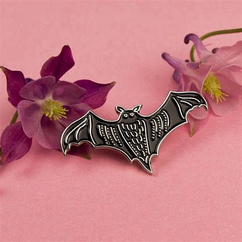 Bat Pin Halloween Pin Soft Enamel Pin Bat Enamel Pin Etsy Canada Enamel Pins Soft