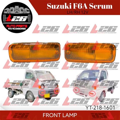 Pieces Suzuki Multicab F A F A Scrum Bumper Light Assembly Front Lamp