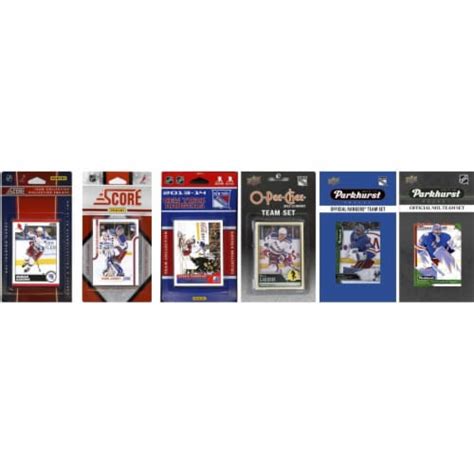 C And I Collectables Nyr617ts Nhl New York Rangers 6 Different Licensed