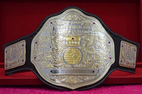 Wcw Big Gold World Heavyweight Championship Belt Championshipbelts