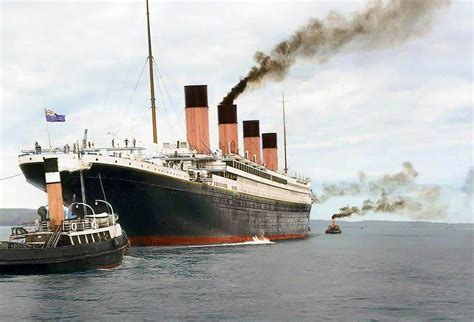 Photo From Titanic In Color Rms Titanic Titanic Ship Titanic Photos