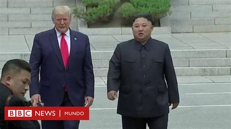 visita de donald trump a corea del norte el histórico momento en que un presidente de ee uu