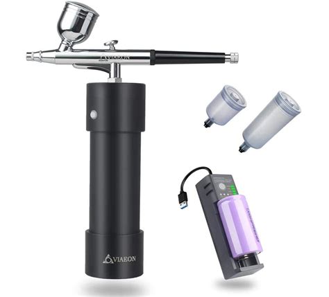Precision Mini Airbrush Kit For Model W Ubs Rechargeable Power For Rc