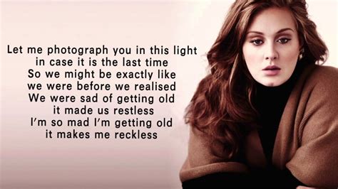 It was released on 22 january 2016 by xl recordings as the second single from her third studio album, 25 (2015). Adele - When We Were Young Lyrics (FROM NEW ALBUM "25 ...