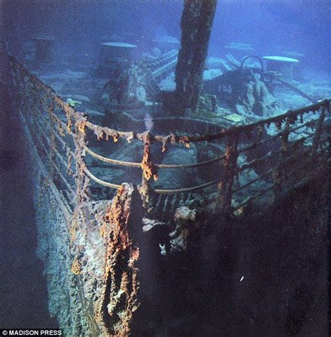 The water pressure would never have become enough to squash body cells. Titanic underwater on Pinterest | Titanic ship history, Titanic photos and Titanic wreck