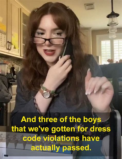 Woman Shows How Sexist School Dress Codes Are On Tiktok Where She Acts