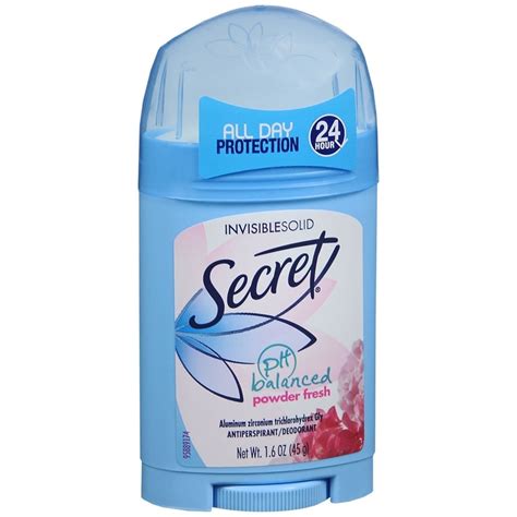 Secret Invisible Solid Anti Perspirant Deodorant Ph Balanced Powder