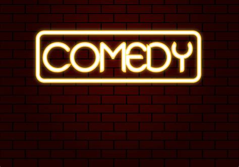 Free Comedy Neon Vector - Download Free Vector Art, Stock Graphics & Images