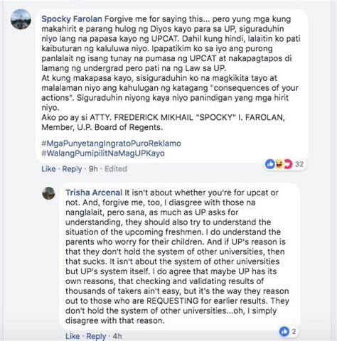 If you want to know the upcat meaning you should consider that this abbreviation can have several meanings depending on the context in which it is used. Iskolar ng yabang: UP regent Spocky Farolan hits back at ...