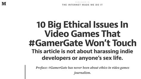 10 Big Ethical Issues In Video Games That Gamergate Wont Touch — The