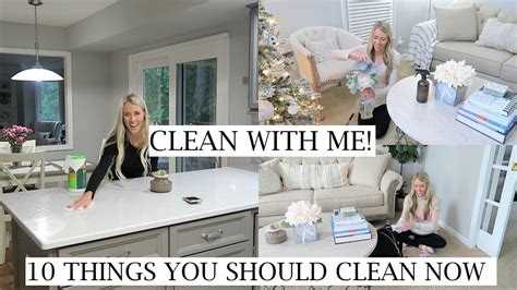 Clean With Me 10 Things You Should Clean Now Erica Lee Youtube