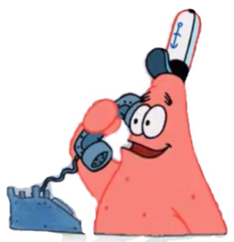 Patrick On The Phone Blank Template Imgflip