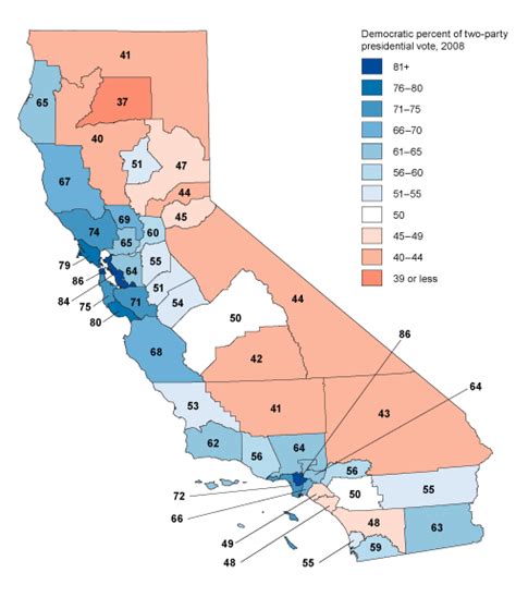 Californias Political Geography Public Policy Institute Of California