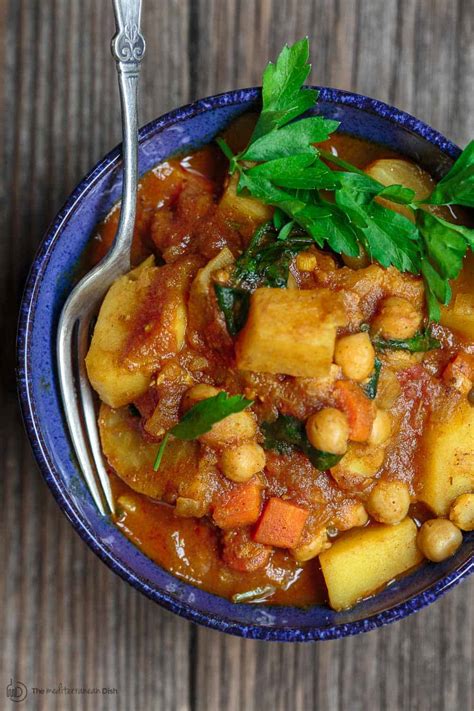 Easy Moroccan Vegetable Tagine Recipe The Mediterranean Dish