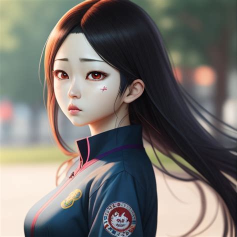 Ai Image Enhance Ultra Realistic Anime Girl