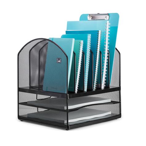Mindspace Desktop File Organizer 6x Vertical Notebookletter Holders
