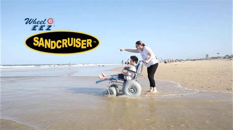 Wheeleez™ Sandcruiser™ All Terrain Beach Wheelchair Youtube