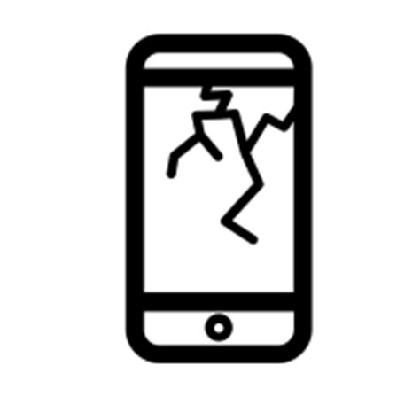 Broken-phone icons | Noun Project png image