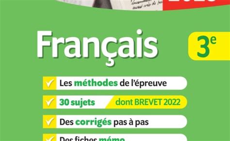 Annales Du Brevet 2023 Les Meilleurs Livres Pour Reviser Le Brevet Des