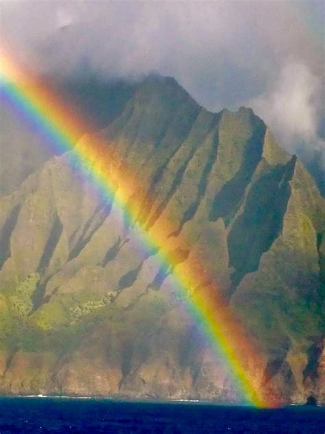 Aloha Friday Photo Stunning Na Pali Coast Rainbow Discover Hawaii