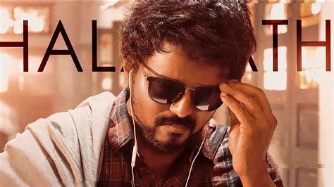 Vijay Is Holding Specs With Hand Hd Master Wallpapers Hd Wallpapers