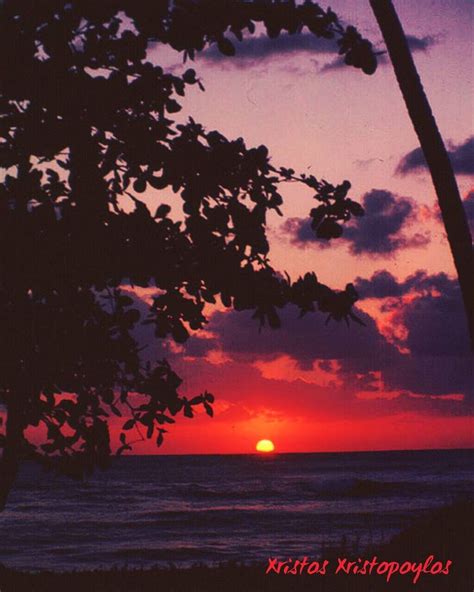 An Idyllic Sunset 🌇 On The Beach 🌊 👌 ☺ 💖 Puerto Rico Vacation Tropical Islands Paradise