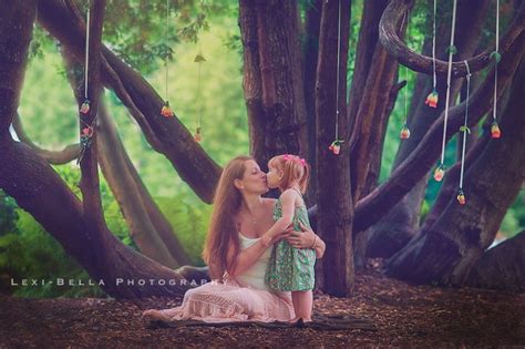 Mother And Daughter Kissing Under Tree Mother Daughter Photoshoot Bella Photography Photography