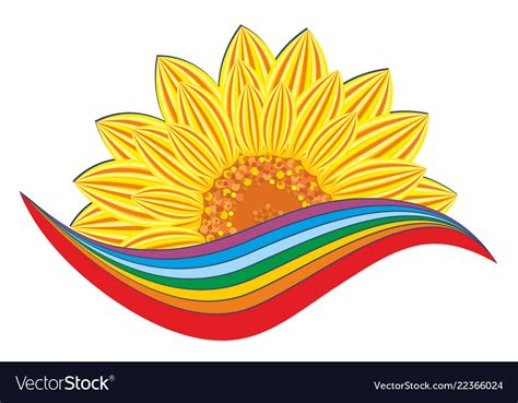 Illussion Sunflower Logo Free Download