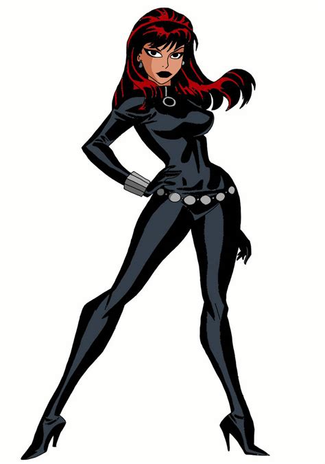 Black Widow Bruce Timm By Zakareer On Deviantart