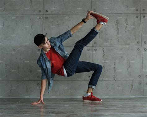 Teen Boy Dancing Break Dance High Quality People Images Creative Market
